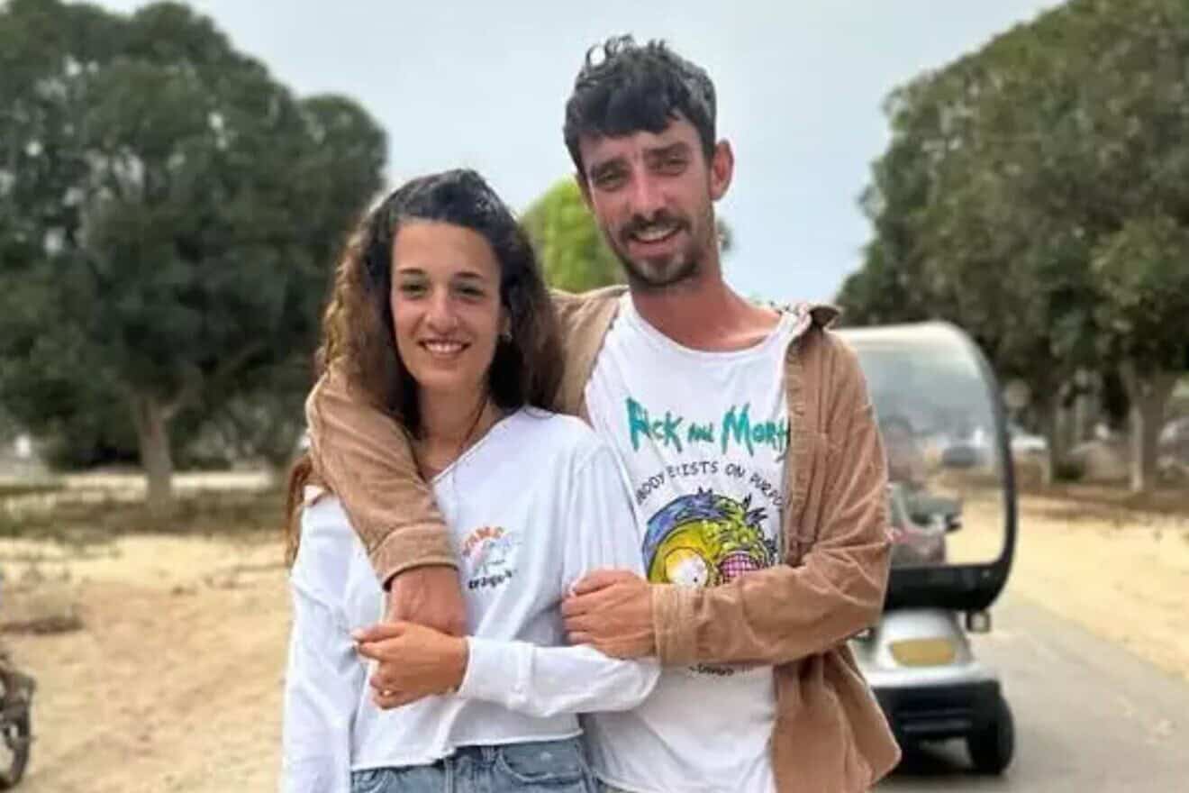 Arbel Yehud (left) and Ariel Cunio were kidnapped on Oct. 7, 2023. Credit: Courtesy.