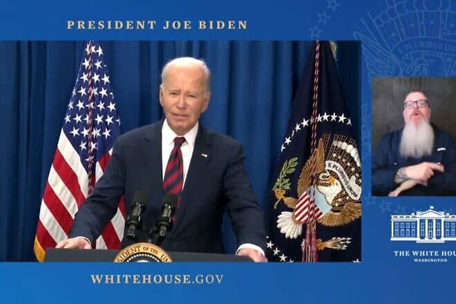 U.S. President Joe Biden delivers remarks on the ceasefire and hostage deal, on Jan. 19, 2025. Credit: White House/YouTube.