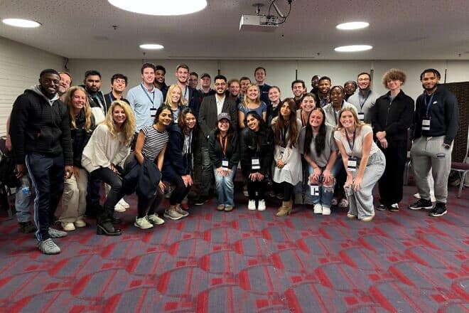 Students on the Jewish National Fund-USA's Caravan for Democracy Student Leadership Mission to Israel. Credit: Courtesy.