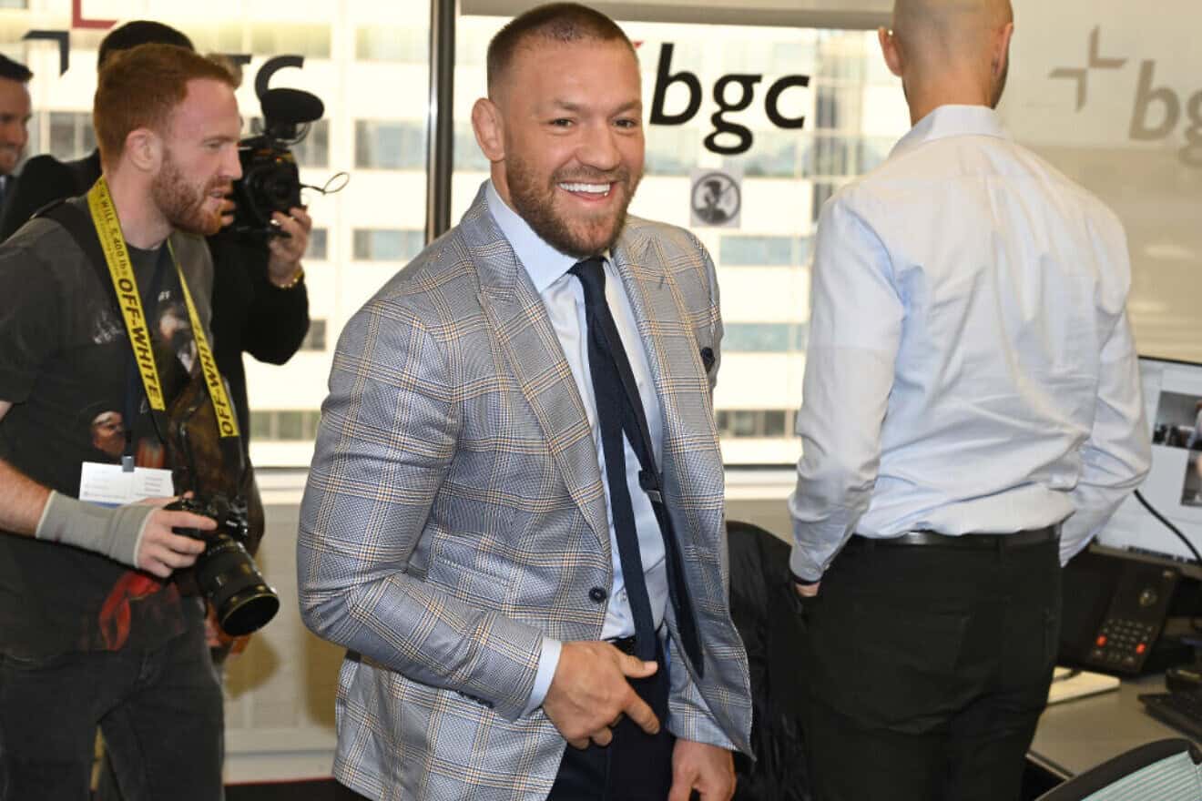 Connor McGregor attends Charity Day 2024 hosted by the Cantor Fitzgerald Relief Fund at BGC Group New York City on Sept. 11, 2024. Photo by Dave Kotinsky/Getty Images for The Cantor Fitzgerald Relief Fund.