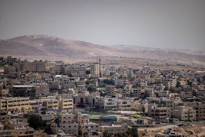The Isawiya neighborhood in northeastern Jerusalem, on Aug. 10, 2023. Photo by Yonatan Sindel/Flash90.