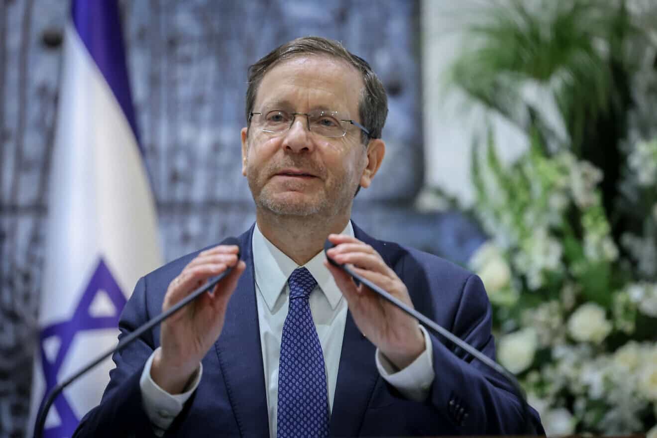 Israeli President Isaac Herzog. Credit: Courtesy.