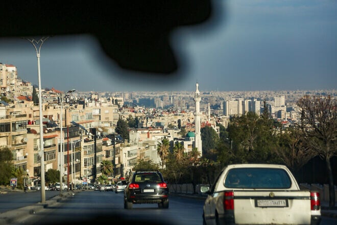 View of Damascus, Syria, on Dec. 8, 2024. Photo by Asaad Syria/Flash90.