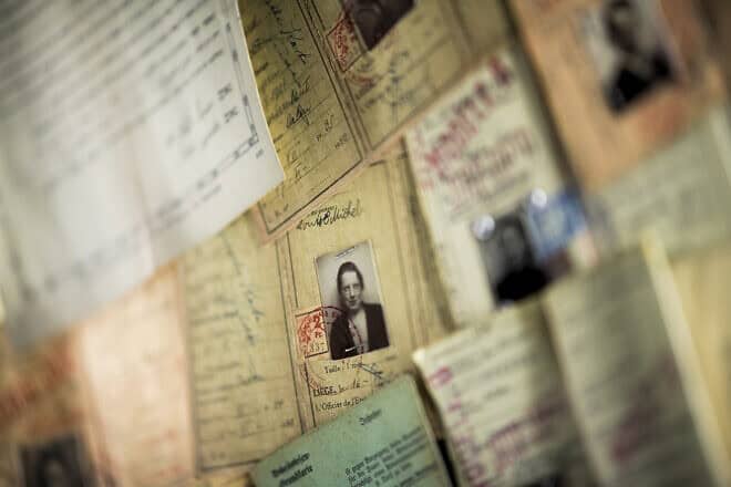 Illustration picture taken during the re-opening of the "Kazerne Dossin," a memorial, museum and documentation center on the Holocaust and human rights, Jan. 26, 2020, in Mechelen, Belgium. Photo by Jasper Jacobs/BELGA MAG/AFP via Getty Images.