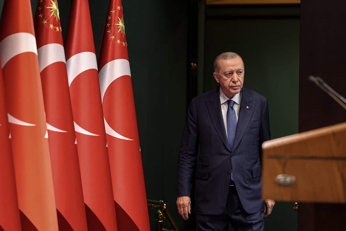 The Presidential Cabinet convened under the chairmanship of President Recep Tayyip Erdoğan at the Presidential Complex on Jan. 21, 2025 in Ankara, Turkey. Photo by Ugur Yildirim/dia images via Getty Images.