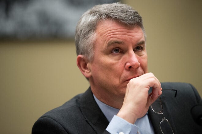 Michael Doran, senior fellow at the Hudson Institute, testifies during a House Oversight and Government Reform Committee hearing titled "White House Narratives on the Iran Nuclear Deal," on Capitol Hill in Washington, D.C., on May 17, 2016. Credit: Drew Angerer/Getty Images.