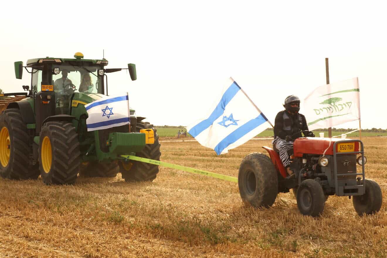 Celebrating the Shavuot harvest festival at Kibbutz Nirim in 2023, four months before the Hamas-led massacre in southern Israel on Oct. 7, 2023. Credit: Courtesy.
