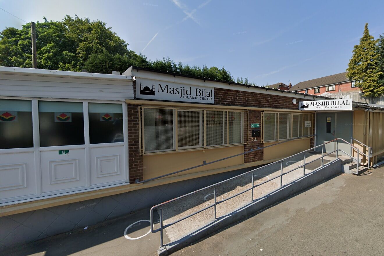 Masjid-e-Bilal in Prestwich in Manchester. Source: Google Street View.