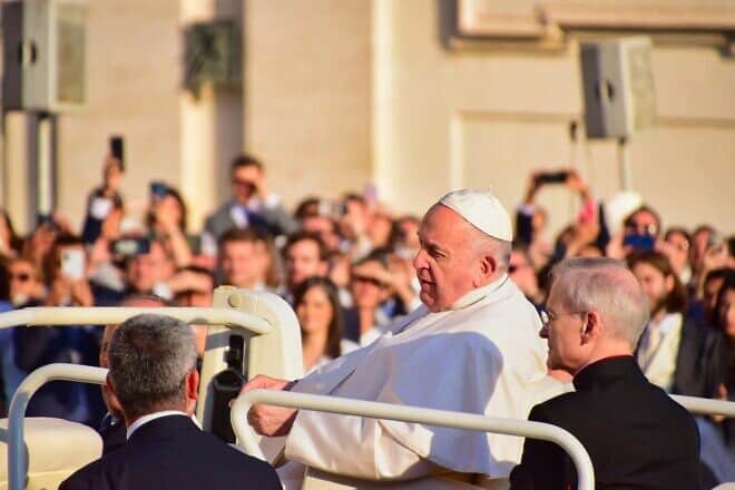 Pope Francis in Rome. Credit: brainforceone/Pixabay.