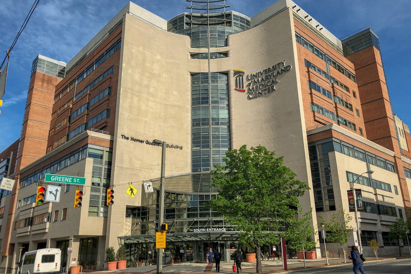 The University of Maryland Medical Center. Credit: Alx bio/Wikipedia.