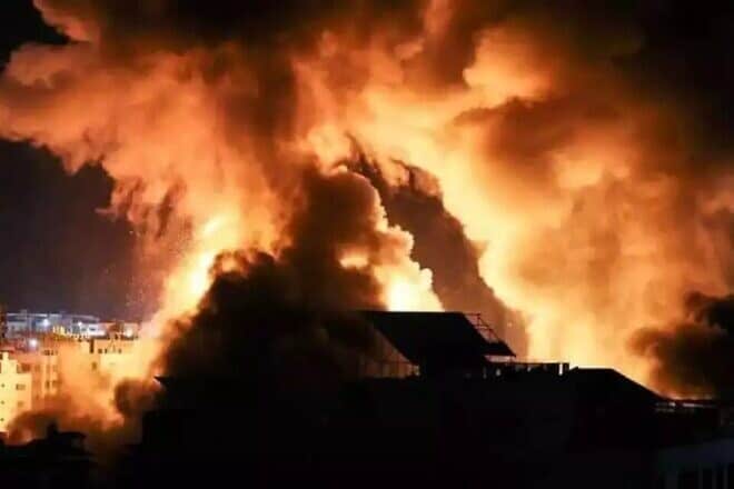U.S. Central Command forces continue operations against Iran-backed Houthi terrorists, on March 17, 2025. (U.S. Central Command/X)