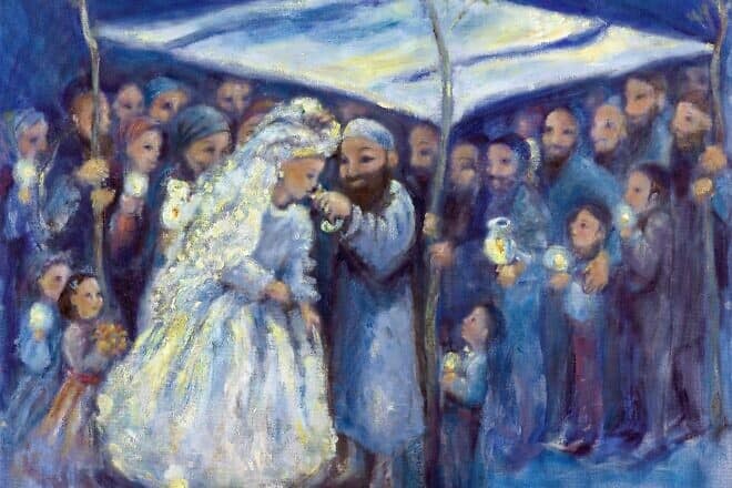 “Wedding Under the Stars” by Elisheva Shira. Used with permission by the artist.