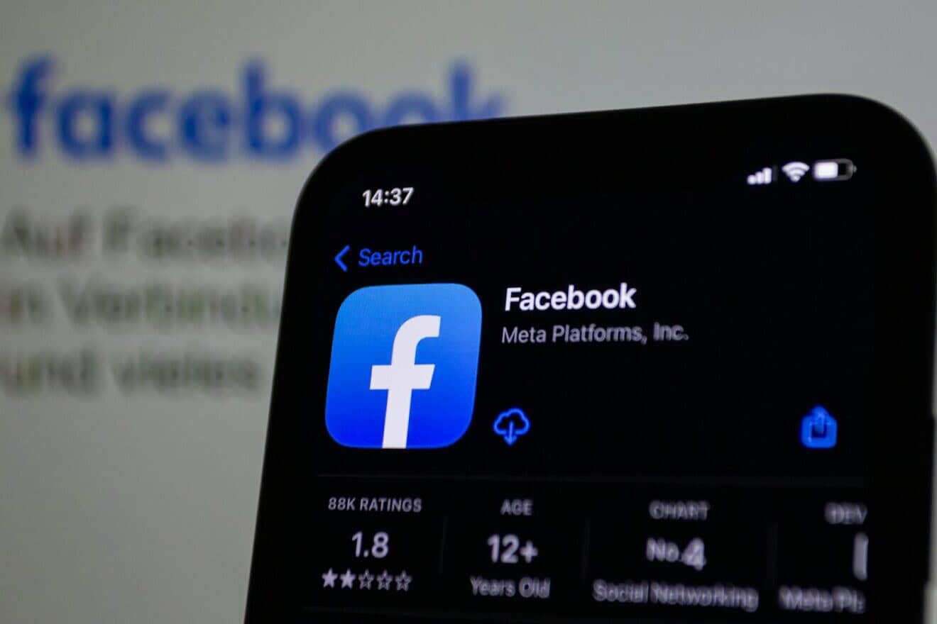 Facebook. Meta. Credit: Bastian Riccardi/Pexels.