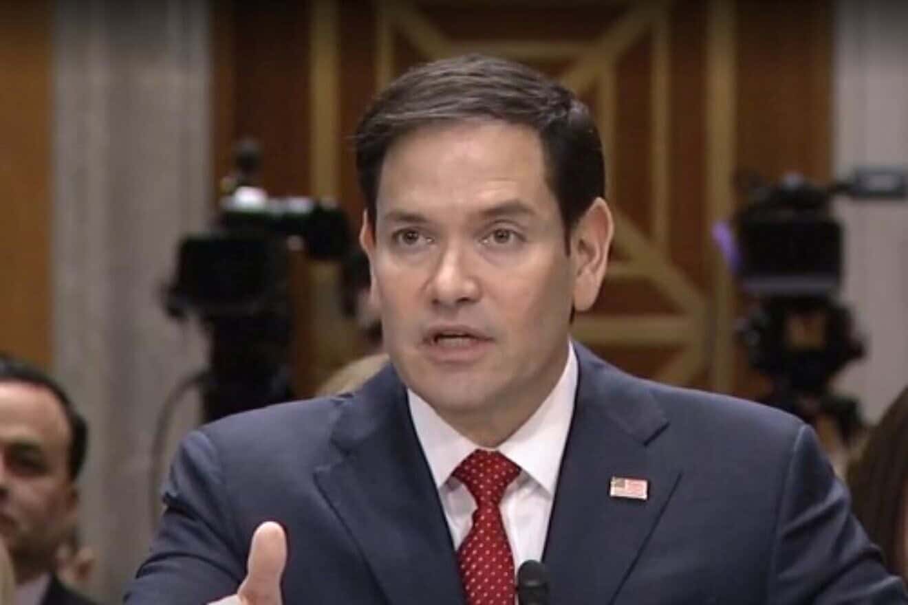 Marco Rubio appears before the Foreign Relations Committee of the U.S. Senate in Washington D.C. on Jan. 15, 2025. Photo by the Senate Foreign Relations Committee.