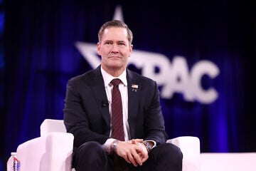 Former U.S. National Security Advisor Mike Waltz speaking at the 2025 Conservative Political Action Conference (CPAC) at the Gaylord National Resort & Convention Center in National Harbor, Md., Feb. 21, 2025. Credit: Gage Skidmore via Creative Commons.