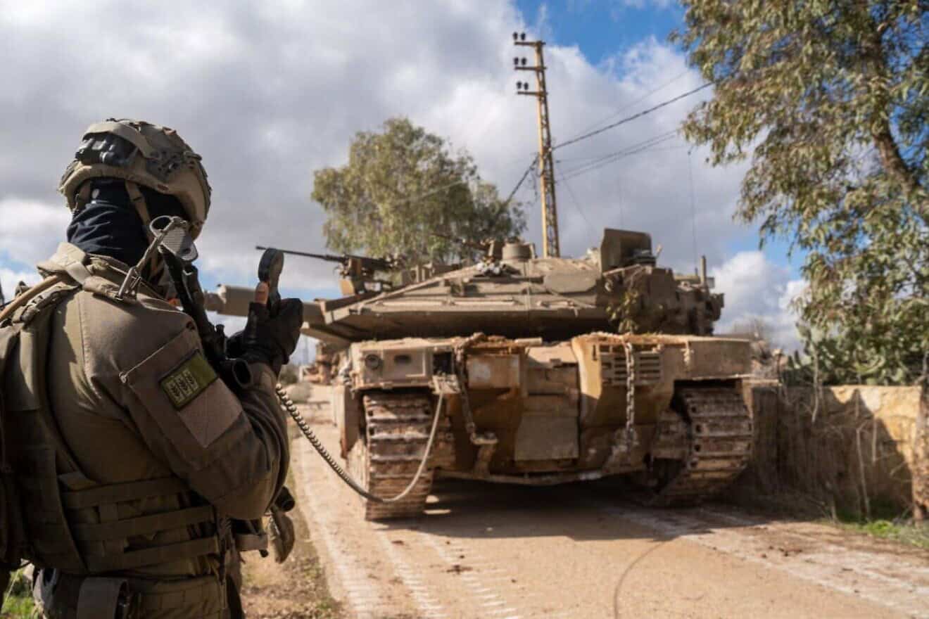 Israeli forces during operational activity in Southern Lebanon, January 2025. Credit: IDF.