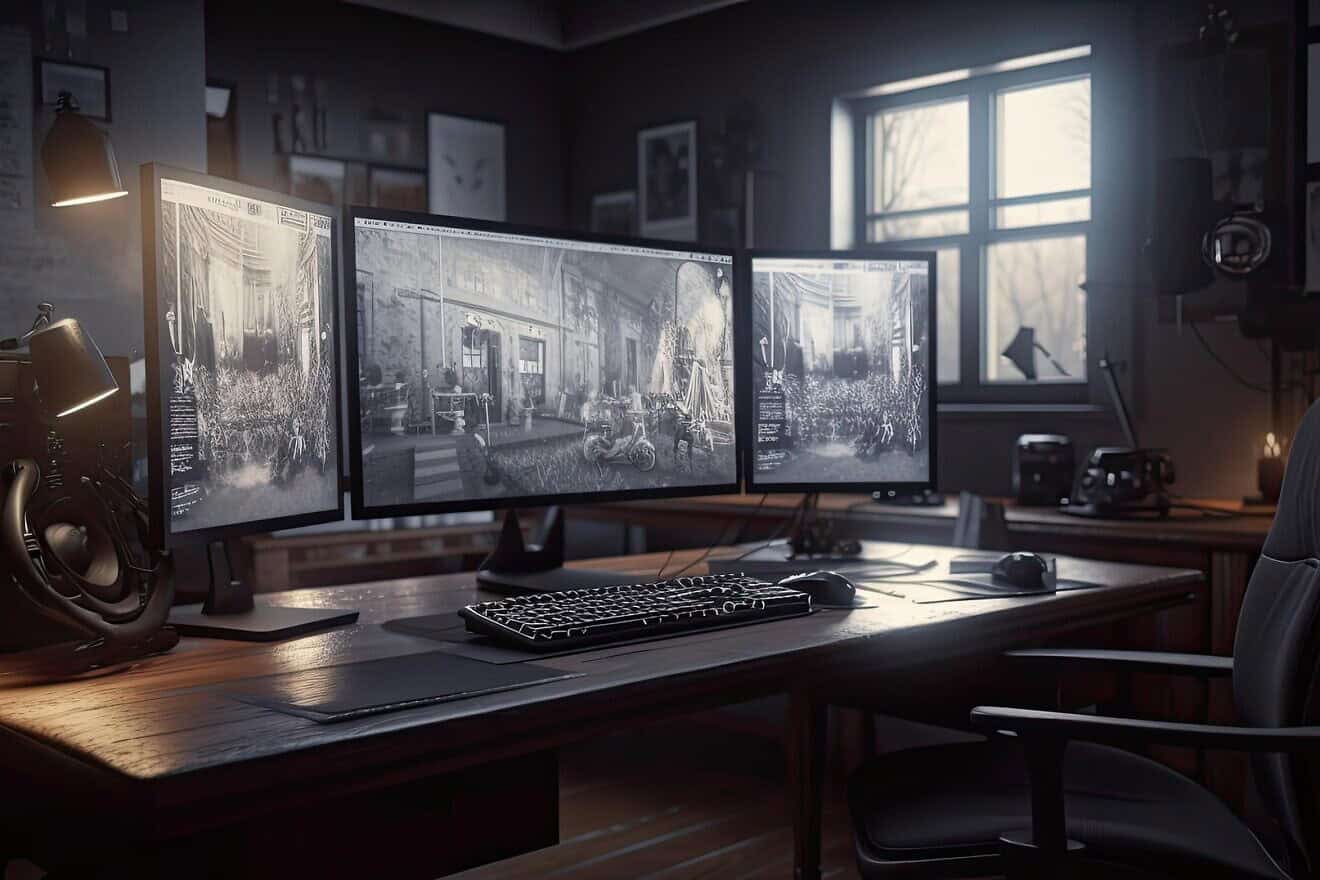 Video on a desktop computer monitor. Credit: MerandaDevan/Pixabay.
