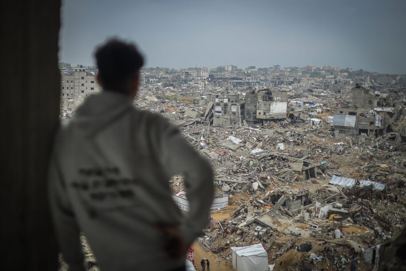 Jabalia, in the central Gaza Strip, Feb. 5, 2025. Photo by Khalil Kahlout/Flash90.
