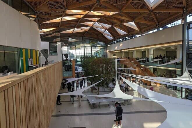 The “Forum” at the University of Exeter. Photo by Samuel Weisz.
