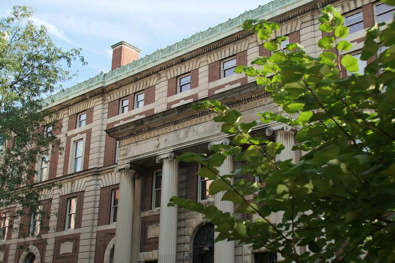 Kent Hall at Columbia University in New York, N.Y., Sept. 1, 2024. Credit: Wm3214 via Wikimedia Commons.