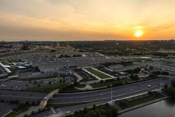 An aerial view of the Pentagon, in Washington, D.C., May 15, 2023. Credit: U.S. Navy Petty Officer 2nd Class Alexander Kubitza/U.S. Department of Defense.