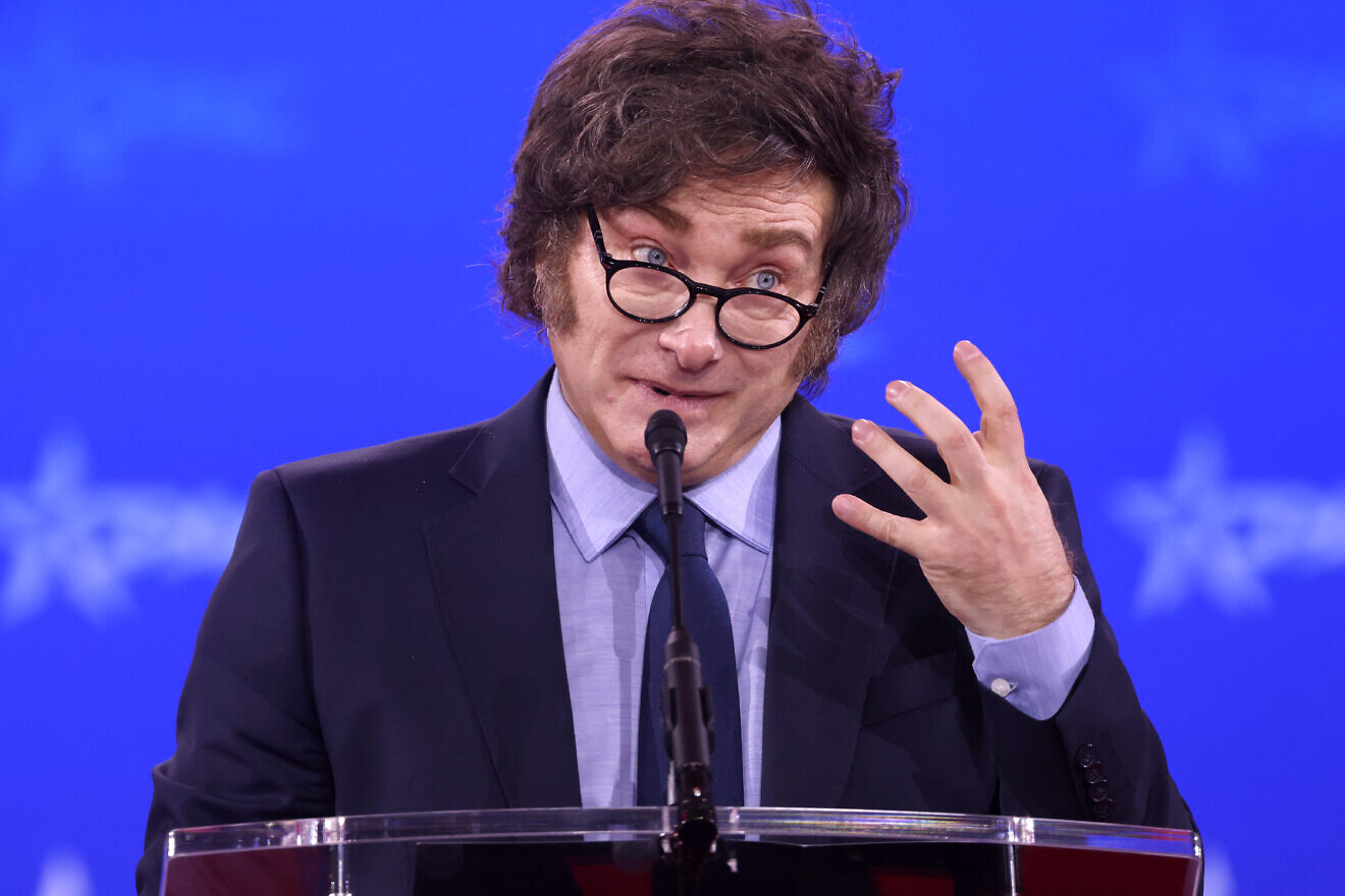 Milei invokes Torah Judeo-Christian values at Davos