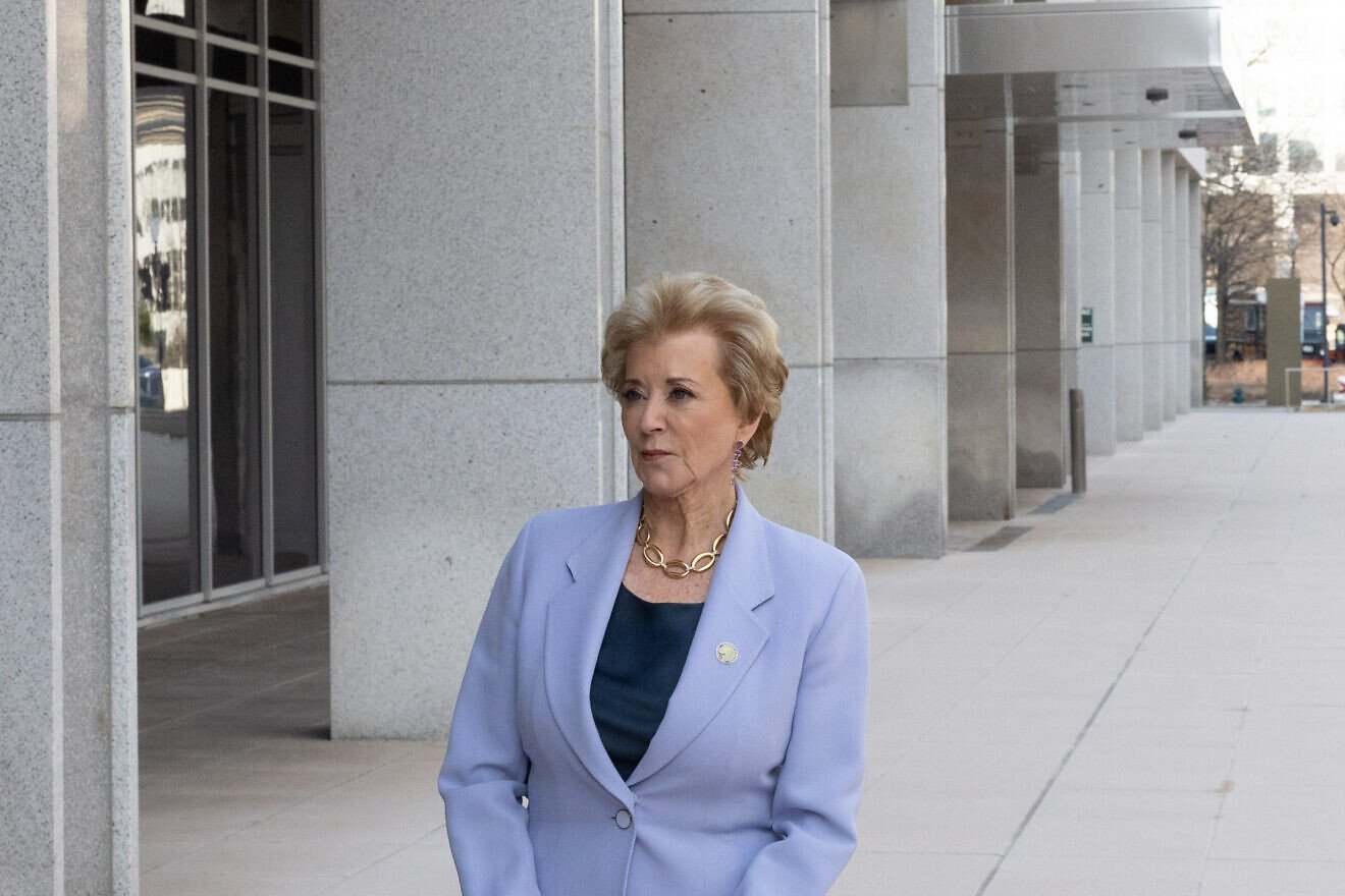Linda McMahon, U.S. secretary of education, on her first day on the job, March 4, 2025. Credit: U.S. Department of Education.