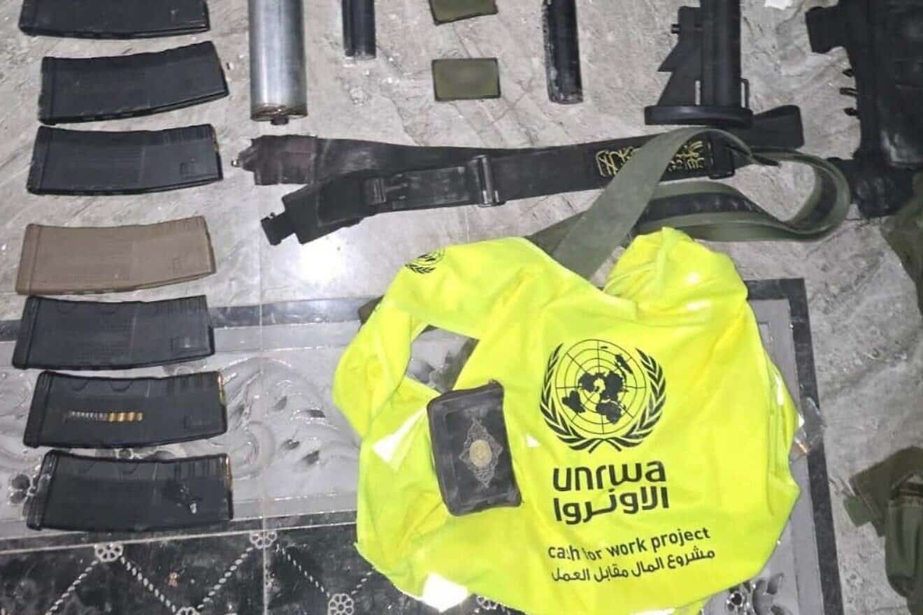 A photo from the weapons storage facility in Nur Shams, released on March 16, 2025. Credit: IDF.