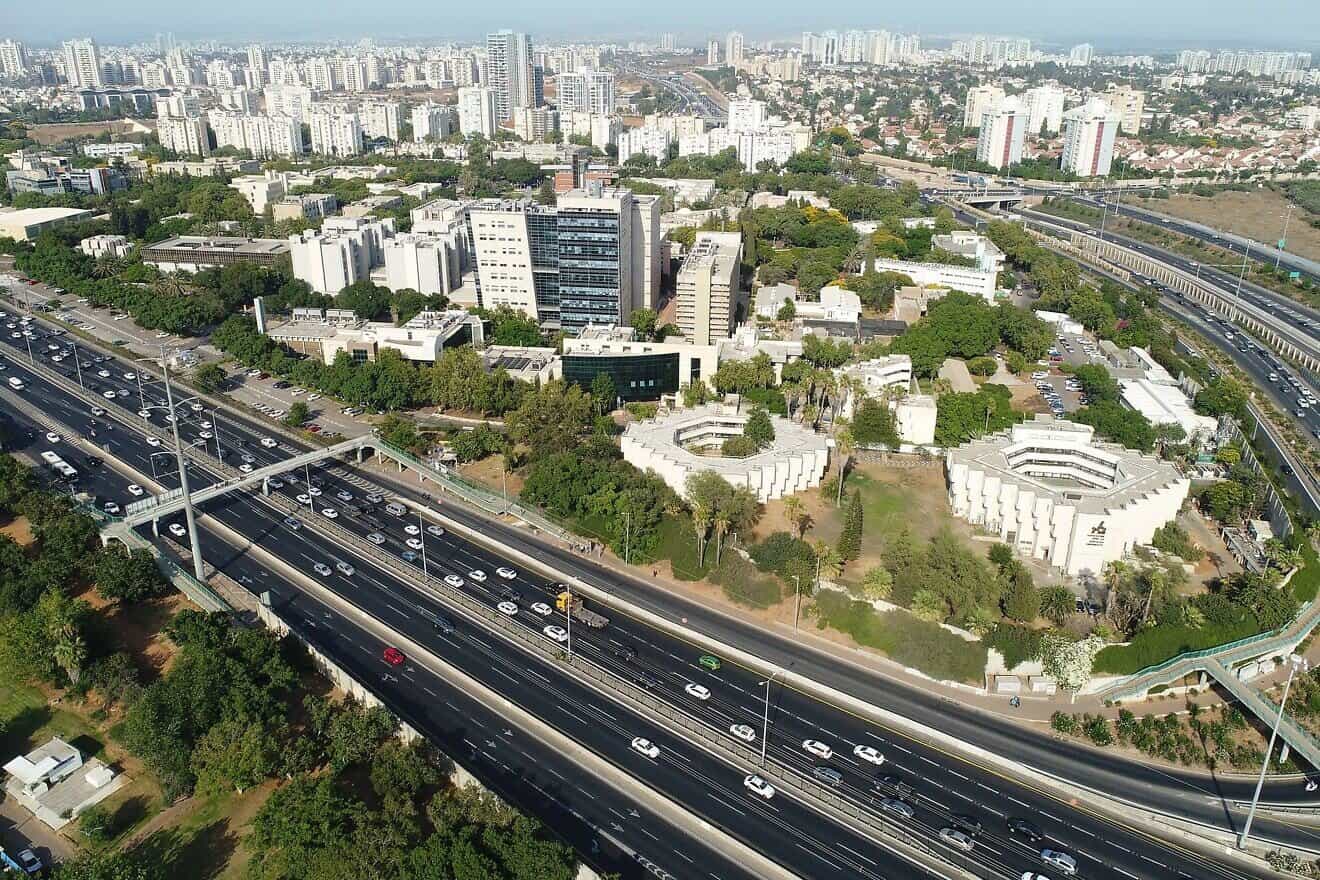 The Bar-Ilan University campus. (Courtesy of Bar-Ilan University)