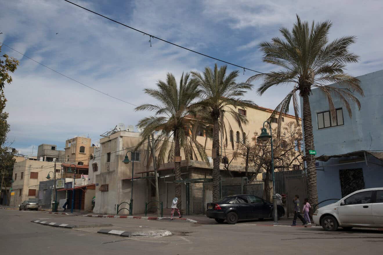 A view of the Arab Israeli town of Jisr az-Zarqa, Feb. 4, 2017. Photo by Nati Shohat/Flash90.