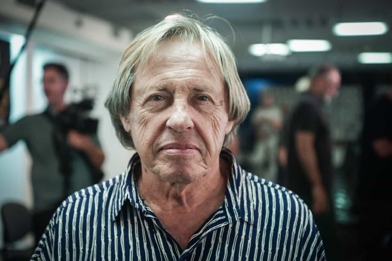 Ze'ev Degani, principal of the Herzliya Hebrew Gymnasium in Tel Aviv, Sept. 4, 2023. Photo by Avshalom Sassoni/Flash90.