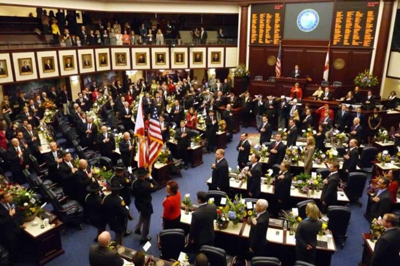 The Florida House of Representatives in Tallahassee, March 2012. Credit: Florida House of Representatives via Wikimedia Commons.