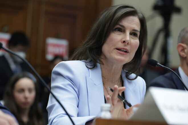 Co-Chair of Board of Trustees at Columbia University Claire Shipman testifies before the House Committee on Education and the Workforce at Rayburn House Office Building on April 17, 2024 in Washington, D.C. Photo by Alex Wong/Getty Images.