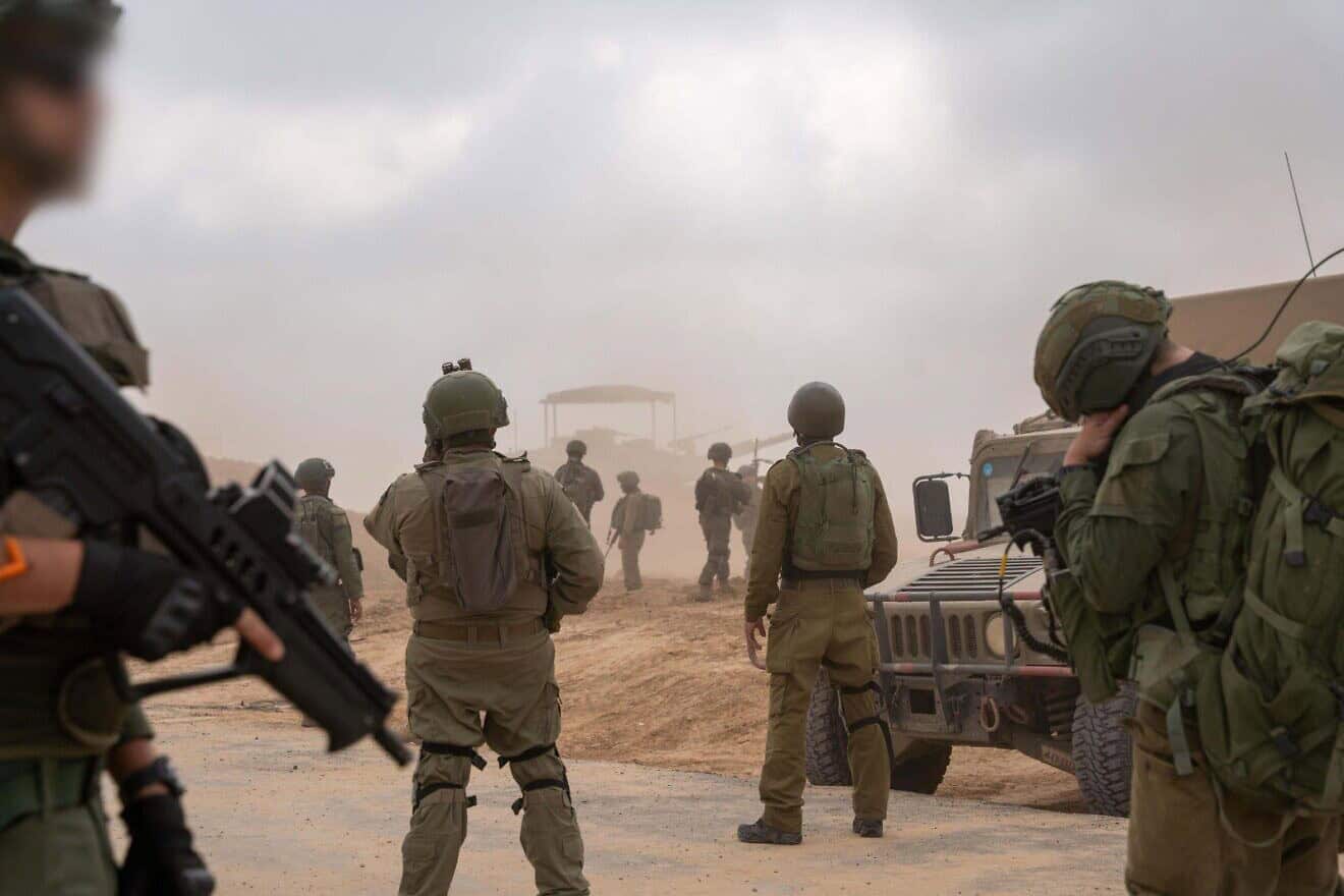 Israel Defense Forces soldiers in the Gaza Strip, March 19, 2025. Credit: IDF.