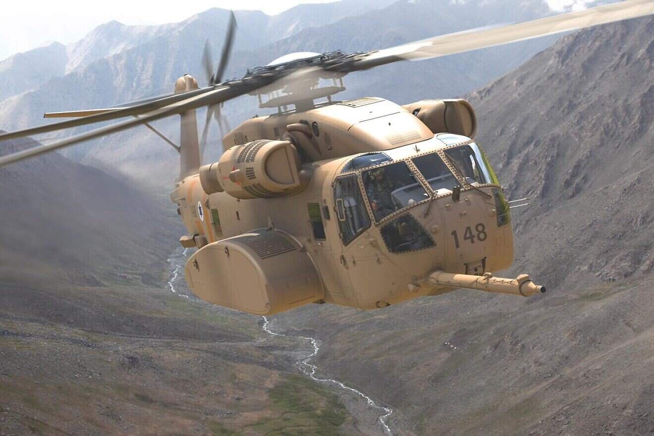 Visualization image of the CH-53K "Pere" helicopter. Credit: Lockheed Martin.