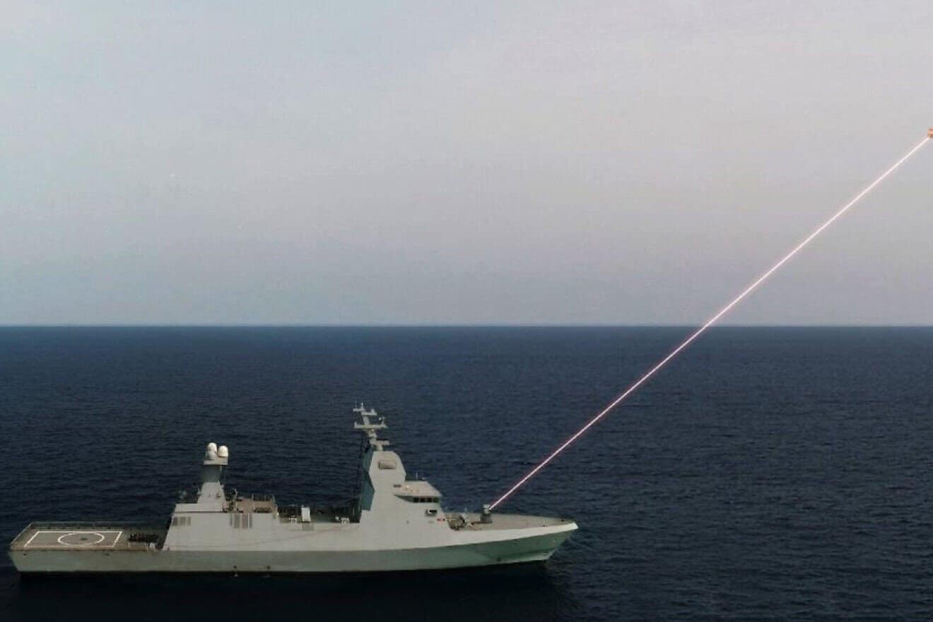 The Naval Iron Beam performs a test. Credit: Rafael Advanced Defense Systems.