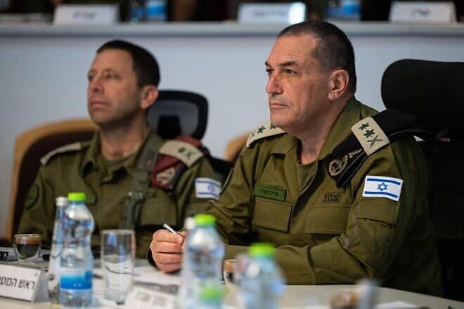 IDF Chief of Staff Lt. Gen. Eyal Zamir holds an operational situational assessment in Judea and Samaria, on March 19, 2025. Credit: IDF.
