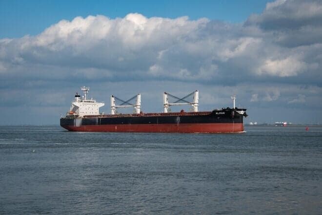Container ship. Image by Freddy/Pixabay.