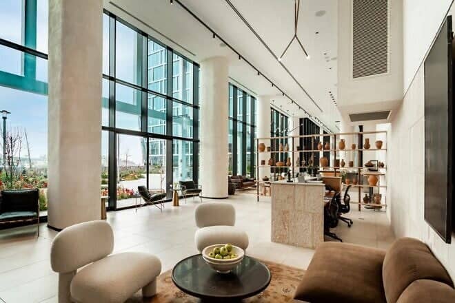 The interior of the new Jacob Modi'in Hotel. Photo courtesy of Simplex.