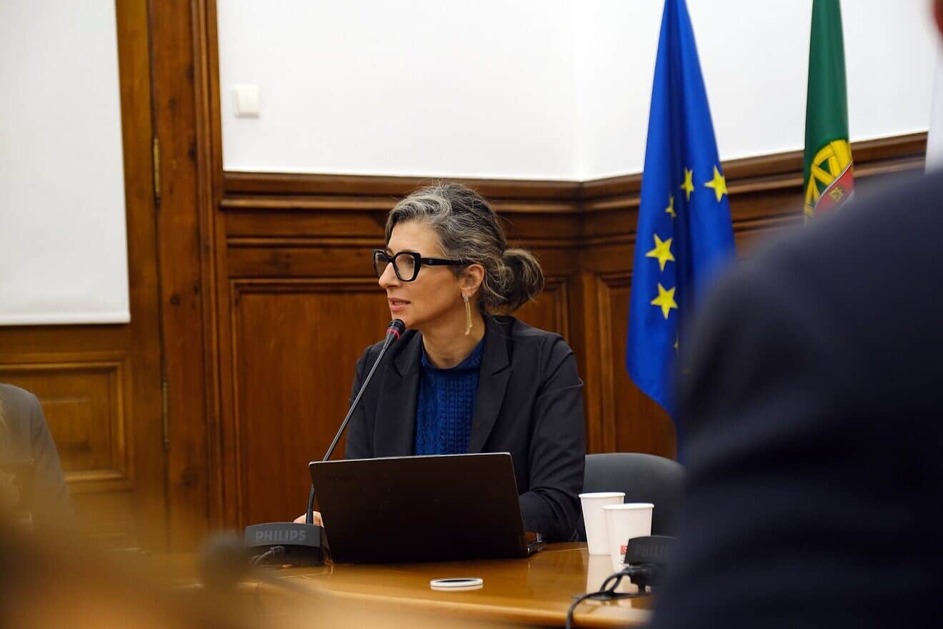 Francesca Albanese, U.N. special rapporteur for Palestinian rights, in Lisbon, Portugal, July 2024. Credit: Rafael Medeiros via Wikipedia Commons.