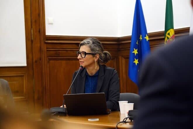Francesca Albanese, U.N. special rapporteur for Palestinian rights, in Lisbon, Portugal, July 2024. Credit: Rafael Medeiros via Wikipedia Commons.