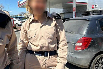 Cpl. N, a lone solider in the Israel Defense Forces, April 2025. Credit: Courtesy.