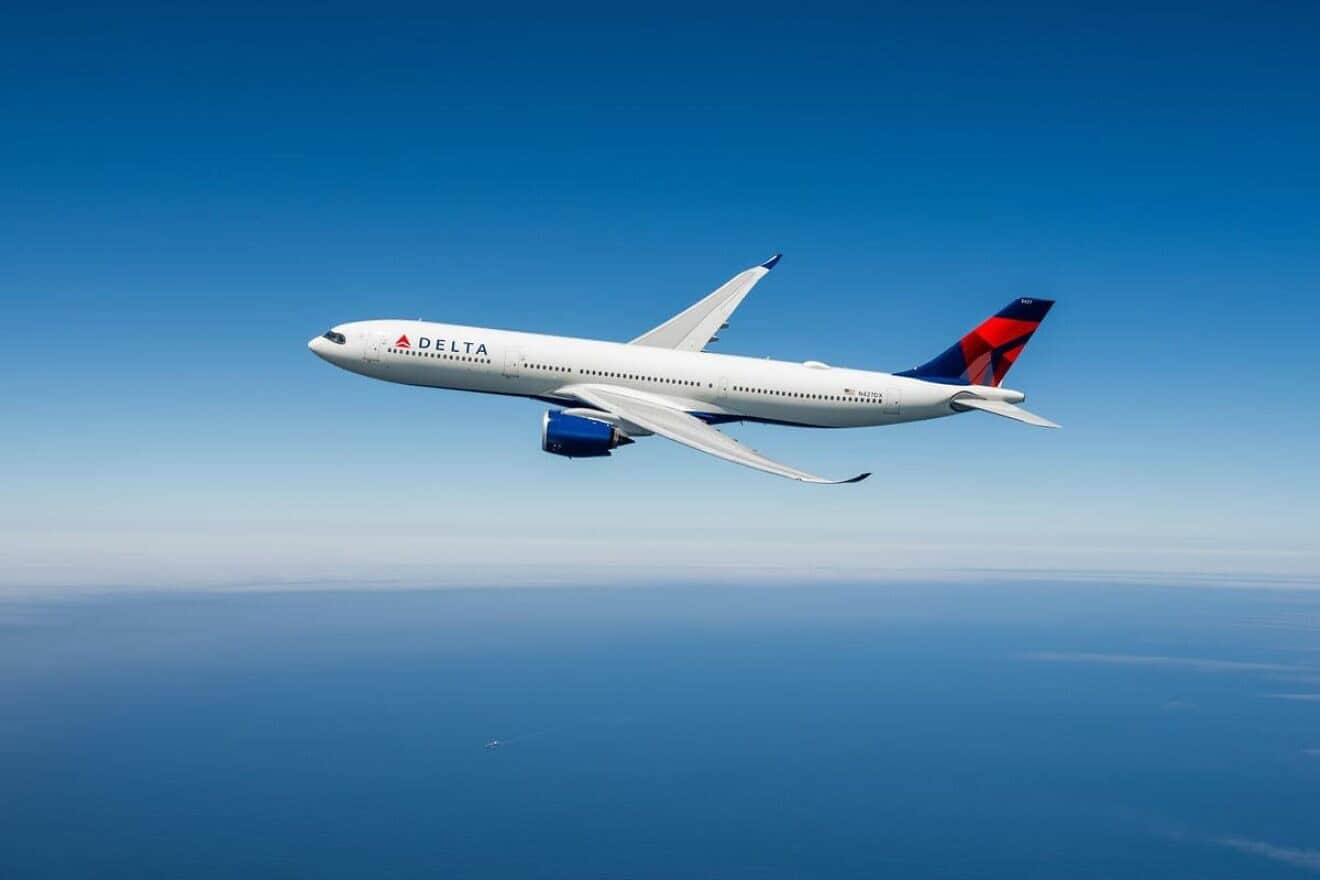 A Delta Air Lines plane. Courtesy of Delta Air Lines.