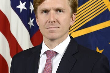 Elbridge Colby in 2017.  Credit: U.S. Army Photo by Monica King via Wikimedia Commons.