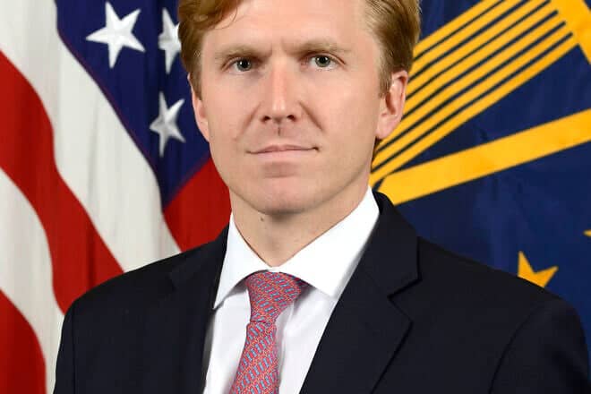 Elbridge Colby in 2017.  Credit: U.S. Army Photo by Monica King via Wikimedia Commons.