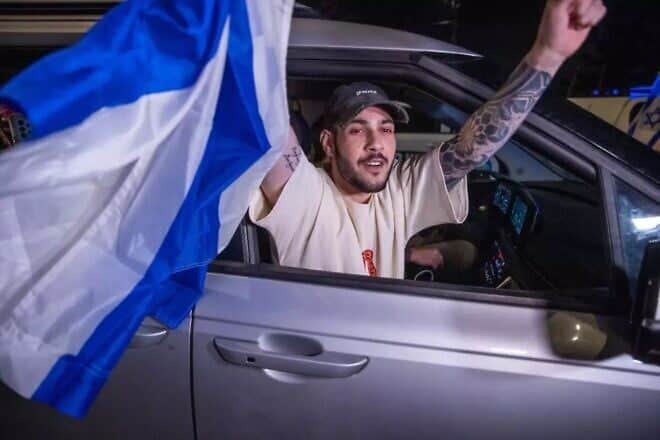 Eliya Cohen was released after 505 days of captivity by Hamas in Gaza, returning to Israel on Feb. 8, 2025. Photo by Oren Ben Hakoon.