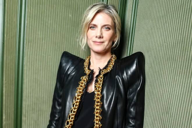 Mélanie Laurent attends the "Forbes X Olivier Rousteing" Diner at Restaurant La Fontaine Gaillon in Paris, Dec. 17, 2024. Photo by Lyvans Boolaky/Getty Images.