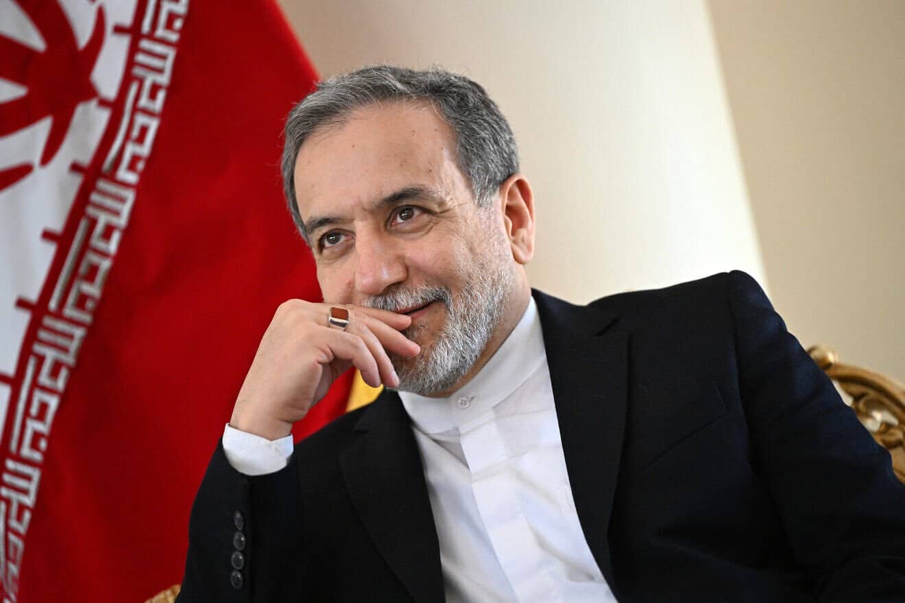Iranian Foreign Minister Abbas Araghchi speaks to AFP during an interview at the Iranian Consulate in Jeddah, March 7, 2025. Photo by Amer Hilabi/AFP via Getty Images.