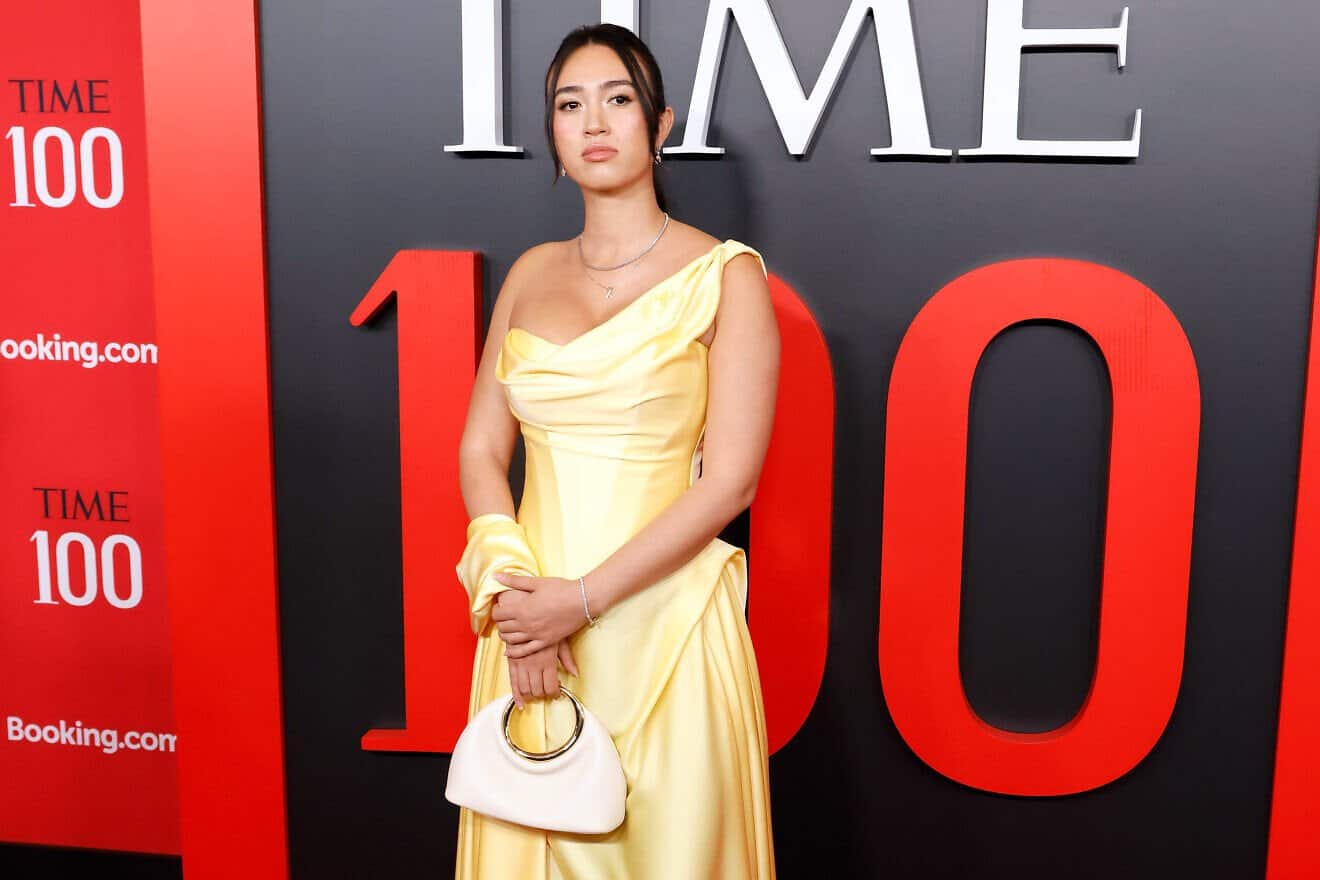 Noa Argamani attends the 2025 Time100 Gala at Lincoln Center in New York City, on April 24, 2025. Photo by Taylor Hill/FilmMagic.