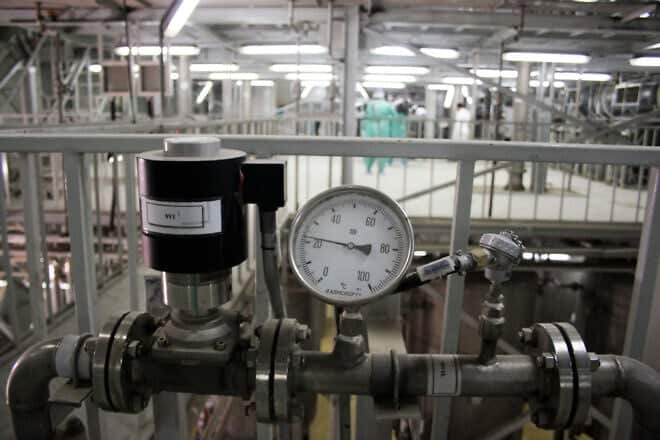The inside of a uranium conversion facility producing unit just outside the city of Isfahan, about 254 miles south of capital Tehran, Iran, March 30, 2005.  Photo by Getty Images.